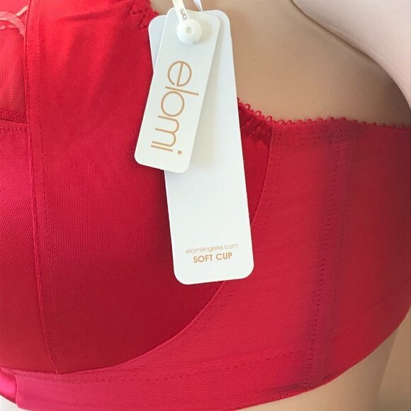 Elomi Cate Side Support Full Coverage Wireless Bra UK 42E US 42DDD - Picture 5 of 15